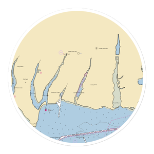 Davison's Marina (Holtsville, NY) NOAA Chart Sticker