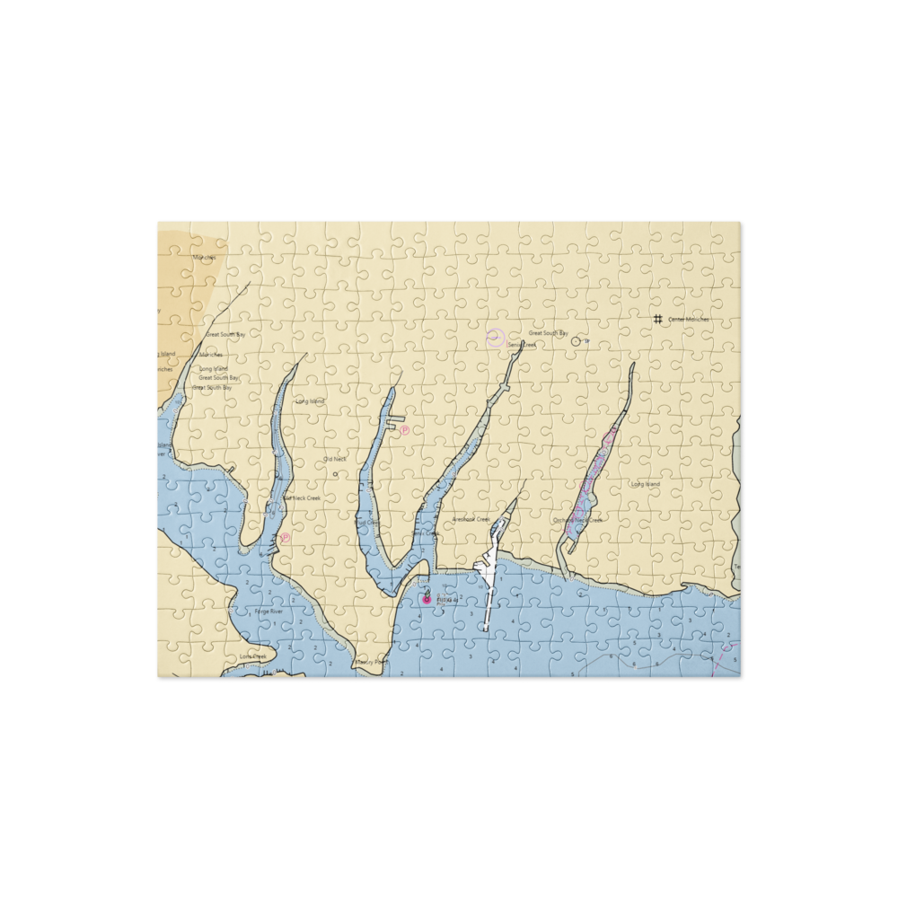 Valet Storage Marina (Holtsville, NY) NOAA Chart Jigsaw Puzzle 