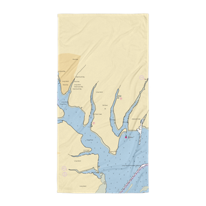 Senix Marina (Holtsville, NY) NOAA Chart Towel