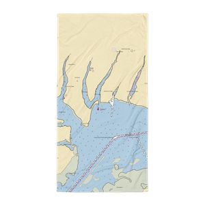 Moriches Yacht Club (Holtsville, NY) NOAA Chart Towel