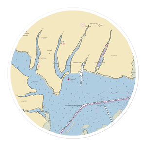 Moriches Yacht Club (Holtsville, NY) NOAA Chart Sticker