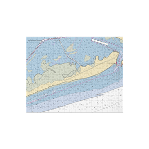 Great Gun Beach (Holtsville, NY) NOAA Chart Jigsaw Puzzle