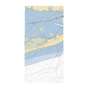 Great Gun Beach (Holtsville, NY) NOAA Chart Towel