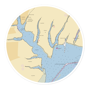 Center Yacht Club Ltd (Holtsville, NY) NOAA Chart Sticker