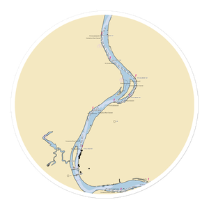 Petzold's Marine Center (Portland, CT) NOAA Chart Sticker