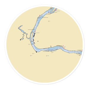 Portland Riverside Marina (Middletown, CT) NOAA Chart Sticker