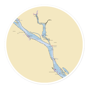 Damar Limited Midway Marina (Essex, CT) NOAA Chart Sticker