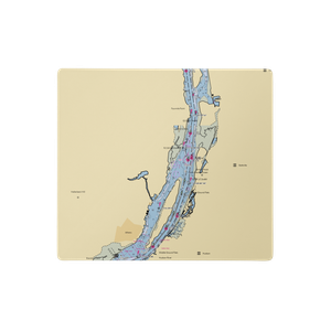 Athens on the Hudson Marina (Athens, NY) NOAA Chart  Gaming Mouse Pad