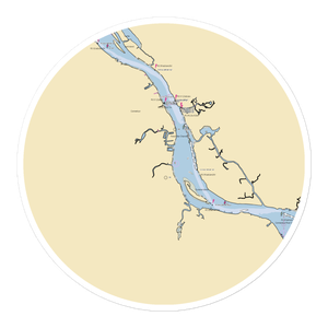 Chester Point Marina (Hadlyme, CT) NOAA Chart Sticker