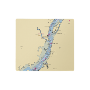 Riverview Marine Services (Athens, NY) NOAA Chart  Gaming Mouse Pad