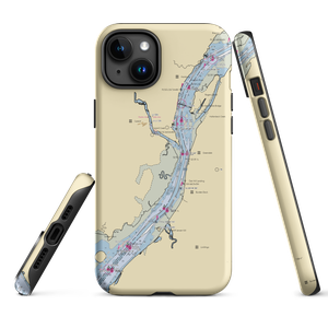 Bliss Marina (Athens, NY) NOAA Chart  Tough iPhone Case