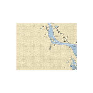 Safe Harbor Deep River (Hadlyme, CT) NOAA Chart Jigsaw Puzzle