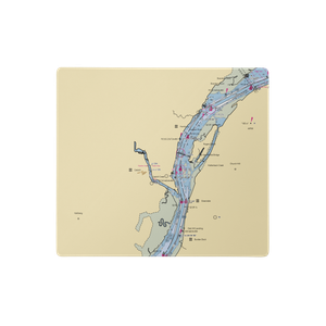 Catskill Marina (Athens, NY) NOAA Chart  Gaming Mouse Pad