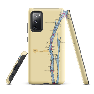 Ravena Coeymans Yacht Club (Coeymans, NY) NOAA Chart Samsung Phone Case