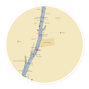 Castleton Boat Club (Schodack Landing, NY) NOAA Chart Sticker