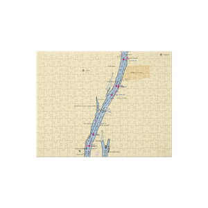 Tri-City Yacht Club (Coeymans, NY) NOAA Chart Jigsaw Puzzle