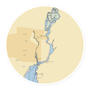 Quinnipiac River Marina (New Haven, CT) NOAA Chart Sticker