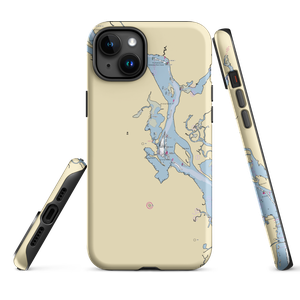 Safe Harbor Dauntless Shipyard (Centerbrook, CT) NOAA Chart  Tough iPhone Case