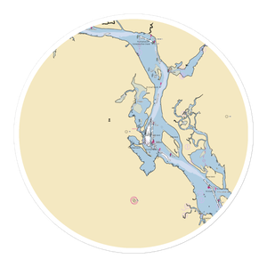 Safe Harbor Essex Island (Centerbrook, CT) NOAA Chart Sticker