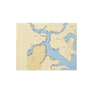 Courageous Sailing Center (Boston, MA) NOAA Chart Jigsaw Puzzle