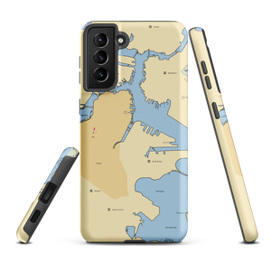 The Marina at Rowes Wharf (Boston, MA) NOAA Chart Samsung Phone Case