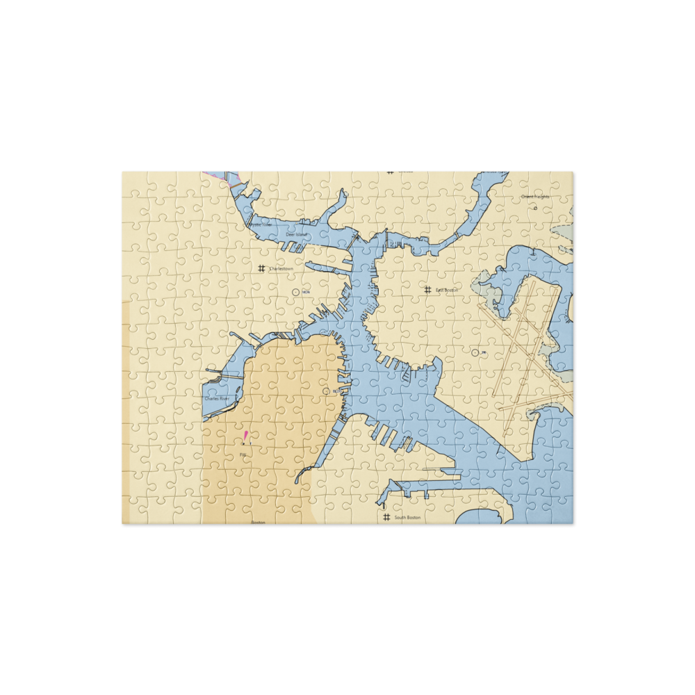 Boston Yacht Haven Inn and Marina (Boston, MA) NOAA Chart Jigsaw Puzzle 