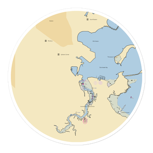 MarineMax Boston (Boston, MA) NOAA Chart Sticker