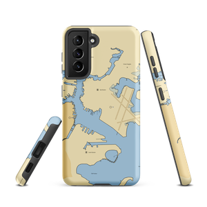 Boston Harbor Shipyard & Marina (Boston, MA) NOAA Chart Samsung Phone Case