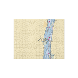 Saugerties Power Boat Association (Malden On Hudson, NY) NOAA Chart Jigsaw Puzzle