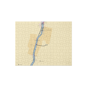 Troy Dock (Troy, NY) NOAA Chart Jigsaw Puzzle