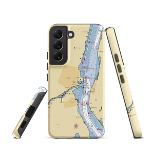 Kingston Lighthouse Landing (Rhinecliff, NY) NOAA Chart Samsung Phone Case