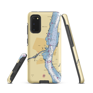 Kingston Lighthouse Landing (Rhinecliff, NY) NOAA Chart Samsung Phone Case