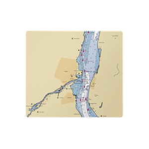 Kingston Lighthouse Landing (Rhinecliff, NY) NOAA Chart  Gaming Mouse Pad