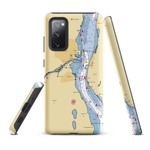 Hidden Harbor Yacht Club (Port Ewen, NY) NOAA Chart Samsung Phone Case