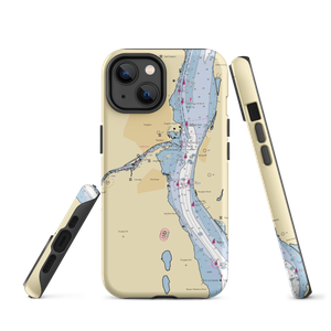 Hidden Harbor Yacht Club (Port Ewen, NY) NOAA Chart  Tough iPhone Case