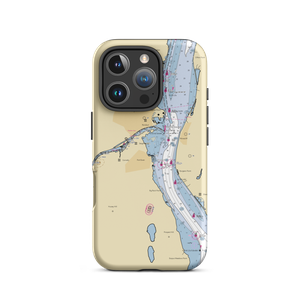 Hidden Harbor Yacht Club (Port Ewen, NY) NOAA Chart  Tough iPhone Case