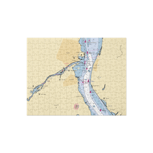 Hidden Harbor Yacht Club (Port Ewen, NY) NOAA Chart Jigsaw Puzzle