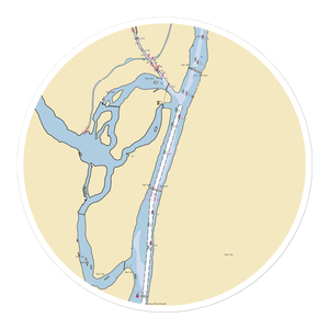 Capital District Marina (Troy, NY) NOAA Chart Sticker