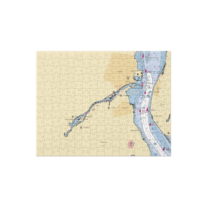 Rondout Yacht Basin (Connelly, NY) NOAA Chart Jigsaw Puzzle