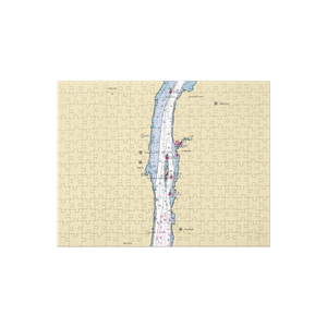 Mills Norrie Marina (Esopus, NY) NOAA Chart Jigsaw Puzzle