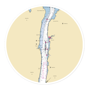 Mills Norrie Marina (Esopus, NY) NOAA Chart Sticker