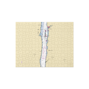 Poughkeepsie Yacht Club (West Park, NY) NOAA Chart Jigsaw Puzzle