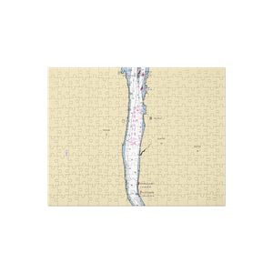 Hyde Park Landing (West Park, NY) NOAA Chart Jigsaw Puzzle