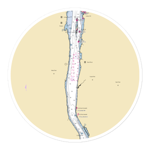 Hyde Park Landing (West Park, NY) NOAA Chart Sticker