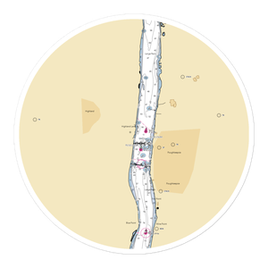 Mariners Harbor Marina (Poughkeepsie, NY) NOAA Chart Sticker