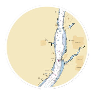 The Marlboro Yacht Club (Hughsonville, NY) NOAA Chart Sticker