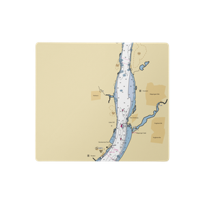 West Shore Marine (Hughsonville, NY) NOAA Chart  Gaming Mouse Pad