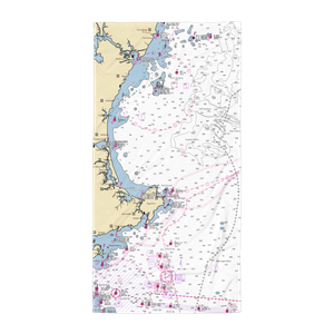 Abbott's Marine Service (Groveland, MA) NOAA Chart Towel