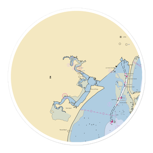 Fox Hill Yacht Club (Lynn, MA) NOAA Chart Sticker