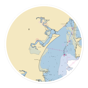 Broadsound Tuna Club (Lynn, MA) NOAA Chart Sticker